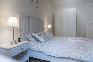 The master bedroom in Apartment Zlata, an apartment in Zagreb for tourists