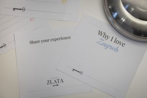 Guestbook papers in Apartment Zlata, an apartment in Zagreb for tourists